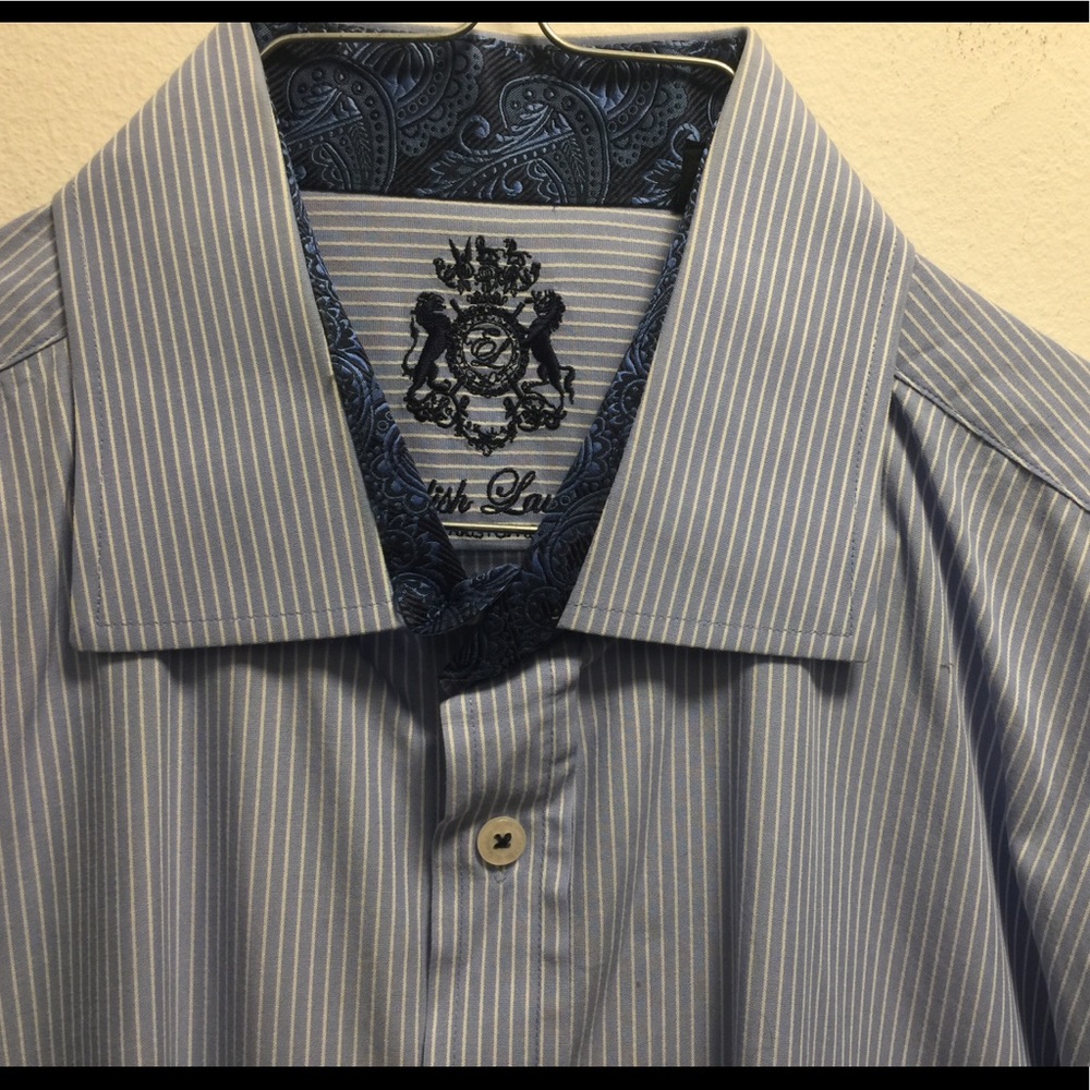 English Laundry Button Down Size 17 Ex Cond